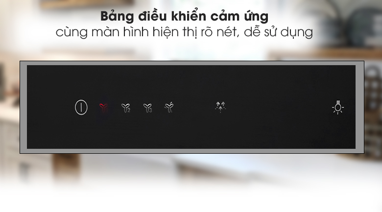 Bảng điều khiển máy hút mùi