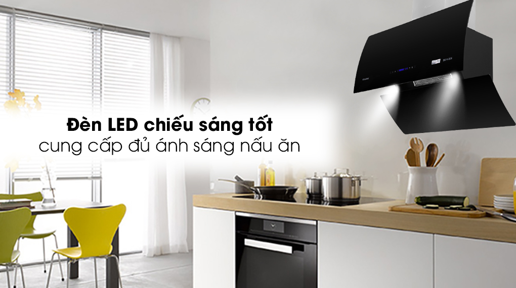 Đèn LED chiếu sáng - Máy hút mùi Pramie DE19-900