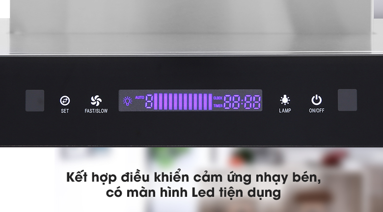 Điều khiển cảm ứng - Máy hút mùi Pramie TT32-700