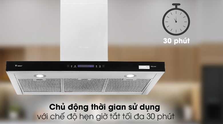 Hẹn giờ - Máy hút mùi Pramie TT32-900