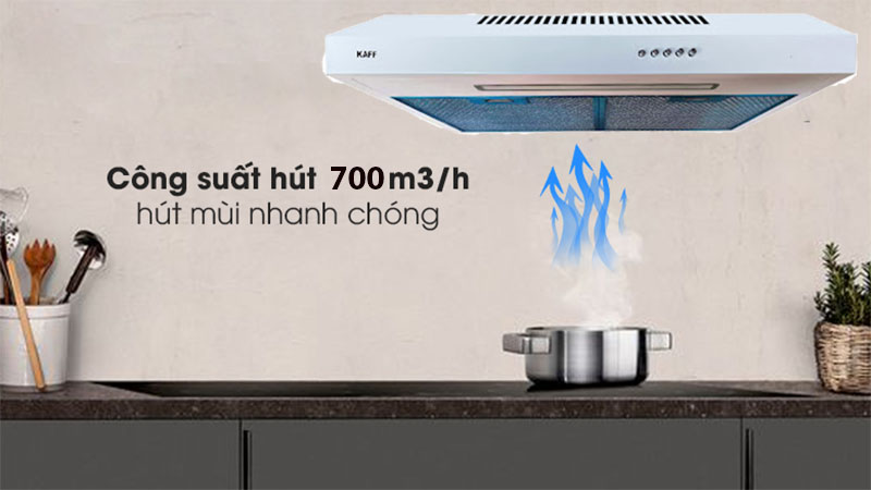 Công suất hút của Máy hút mùi cổ điển Kaff KF-SL70KW