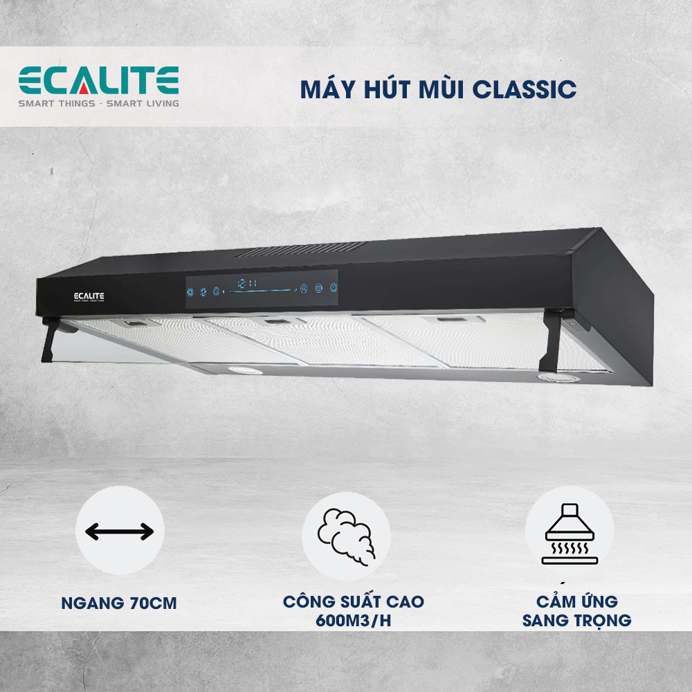 Máy hút mùi cổ điển 70cm Ecalite EH-CL700T