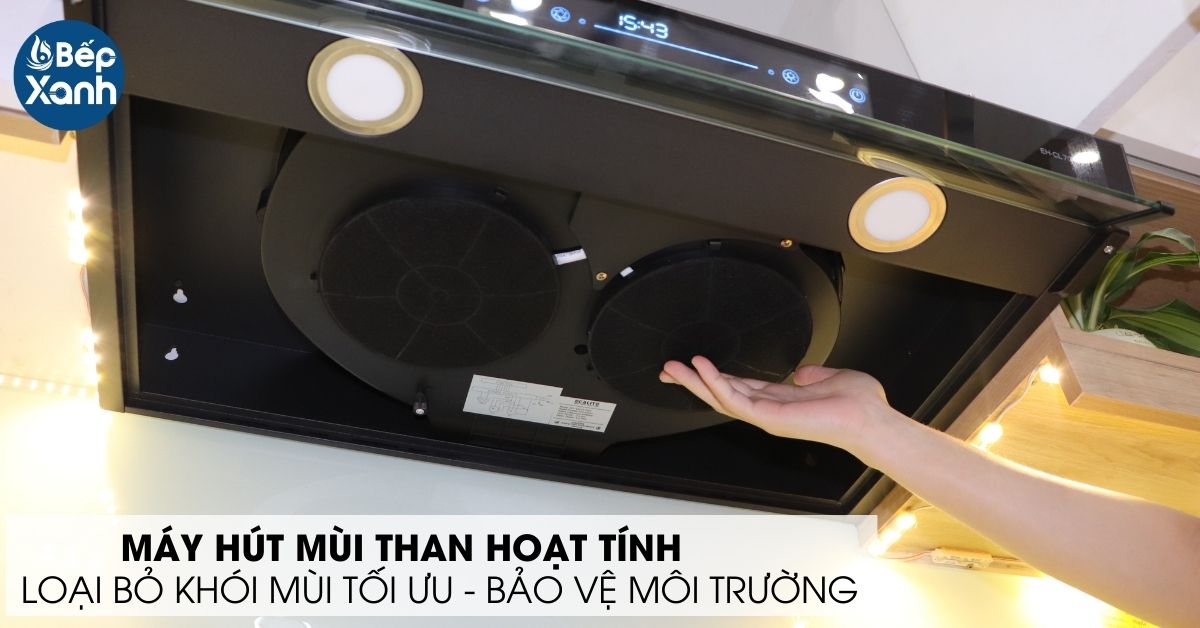 máy hút mùi than hoạt tính bảo vệ môi trường