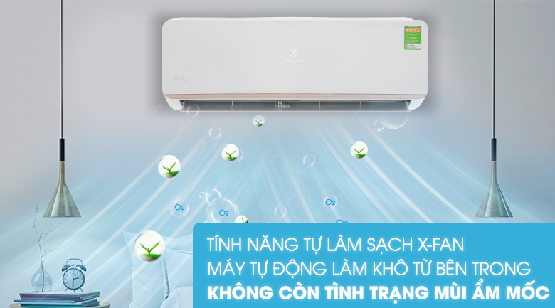 Tự làm sạch X-Fan Tự làm sạch X-Fan