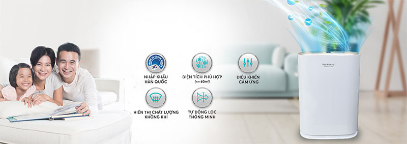 Máy lọc không khí Korihome APK-802 - Hàng chính hãng