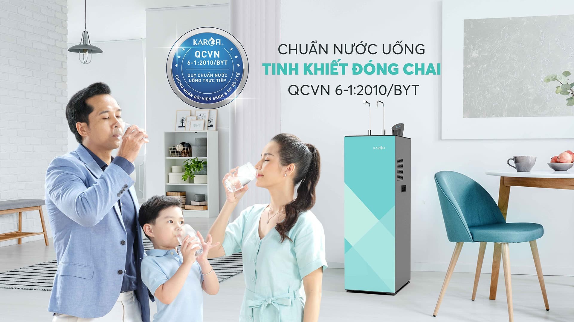 Máy lọc nước nóng lạnh Karofi KAD-N91 - Điều khiển giọng nói