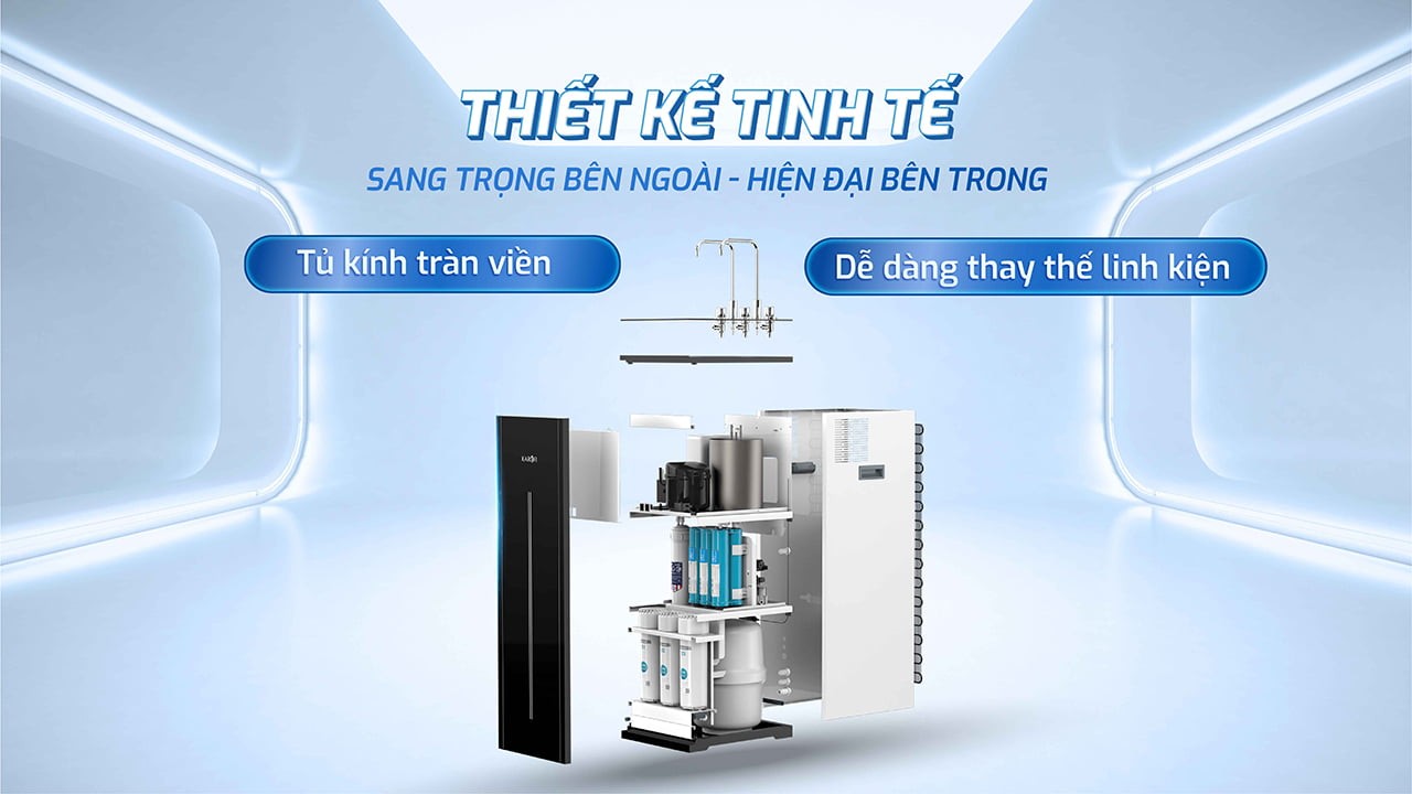 Máy lọc nước nóng lạnh Karofi KAD-L56