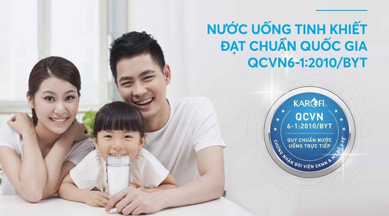 Máy lọc nước RO Karofi Optimus Pro O-i439 9 lõi KG - Nước đạt chuẩn nước uống trực tiếp