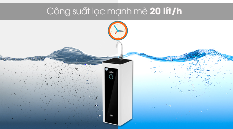 Máy lọc nước RO Karofi Optimus Pro O-i439 9 lõi KG - Hoạt động mạnh mẽ với công suất lọc 20 lít/h