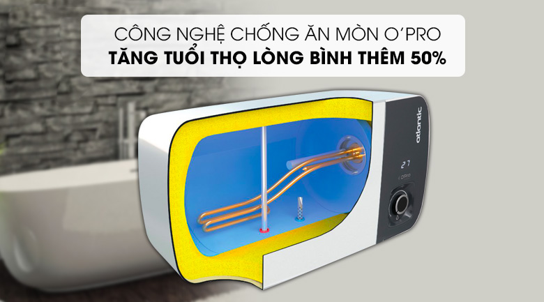 Tăng tuổi thọ lòng bình nhờ công nghệ chống ăn mòn O'PRO 