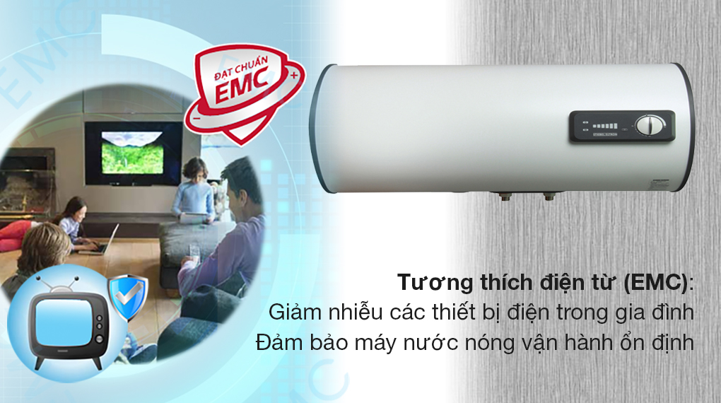 Bình nóng lạnh gián tiếp Stiebel Eltron 25 lít ESH 25 H Plus T-VN - Tương thích điện từ (EMC) giảm nhiễu điện từ của các thiết bị điện trong nhà 