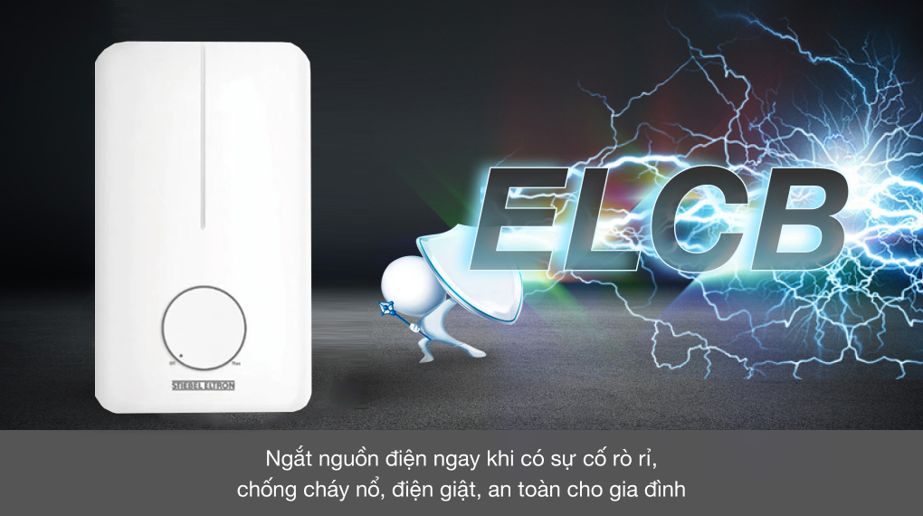 Máy nước nóng trực tiếp Stiebel Eltron 3500W DE 35 EC - Các chế độ an toàn