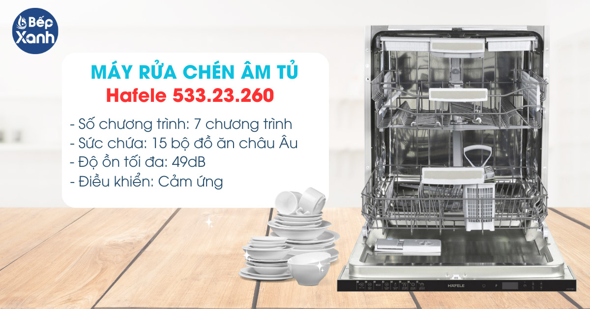 Máy rửa bát Hafele HDW-FI60A 533.23.260