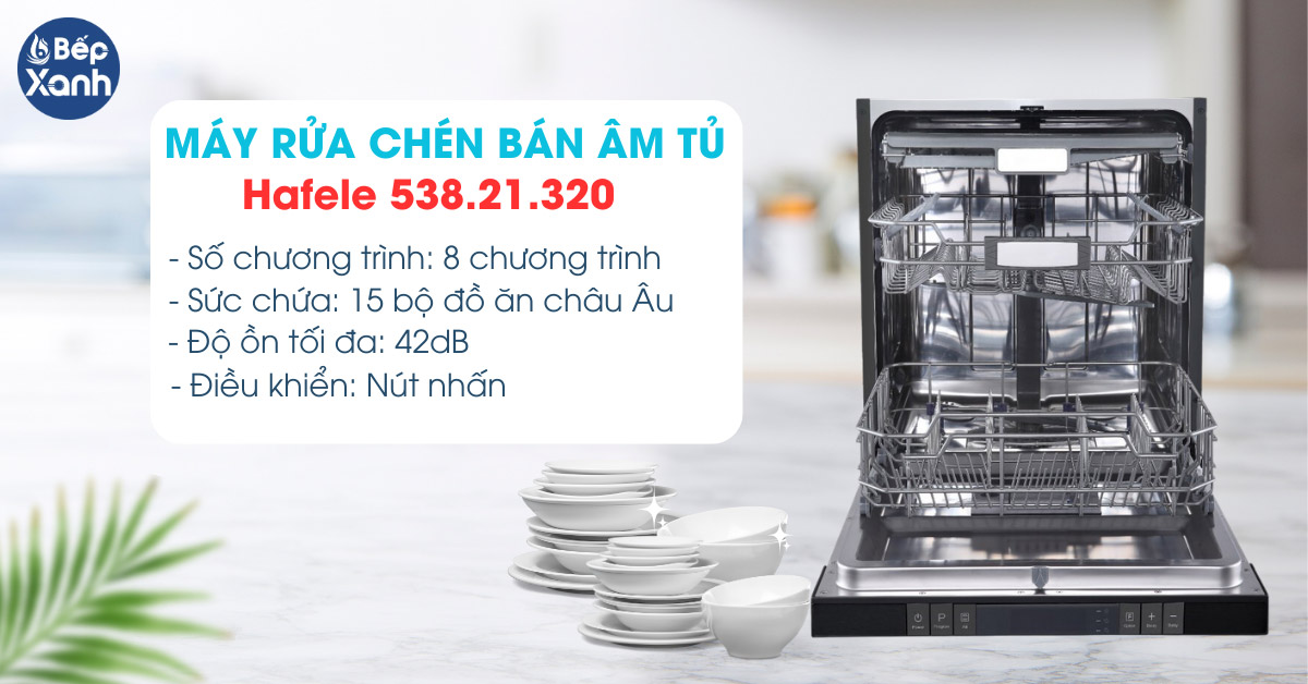 Máy rửa chén bán âm HDW-SI60AB 538.21.320