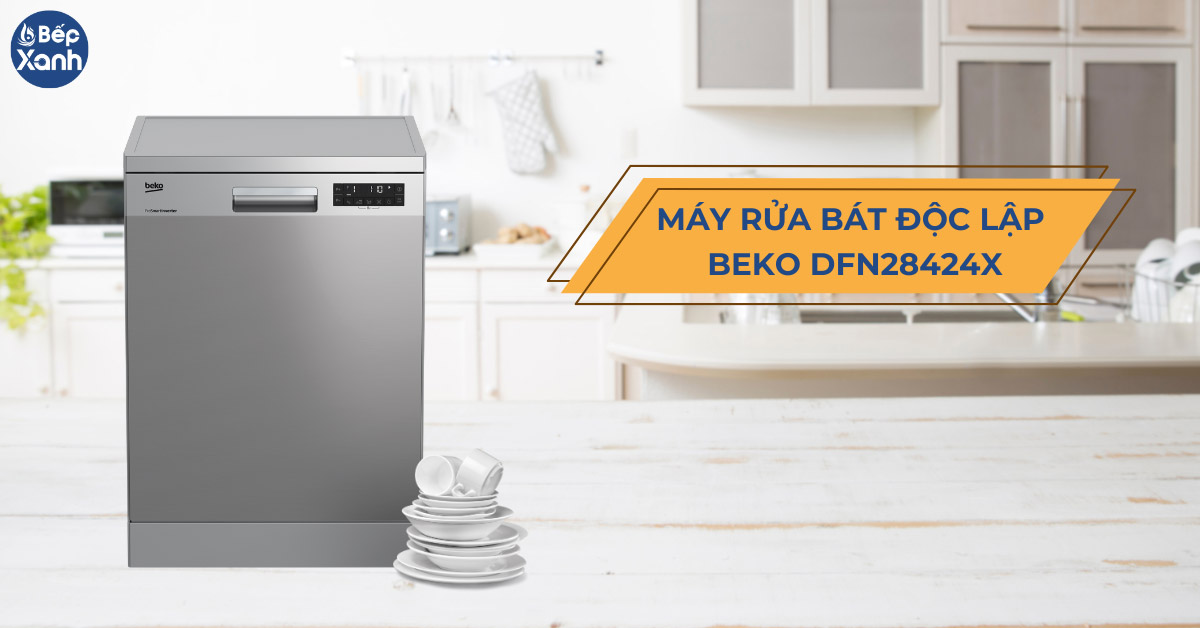 Máy rửa bát độc lập Beko DFN28424X