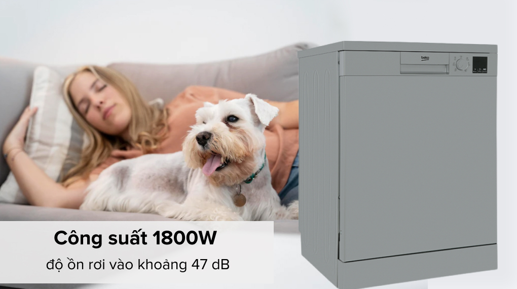 Máy rửa bát độc lập Beko DVN06431S - Công suất hoạt động