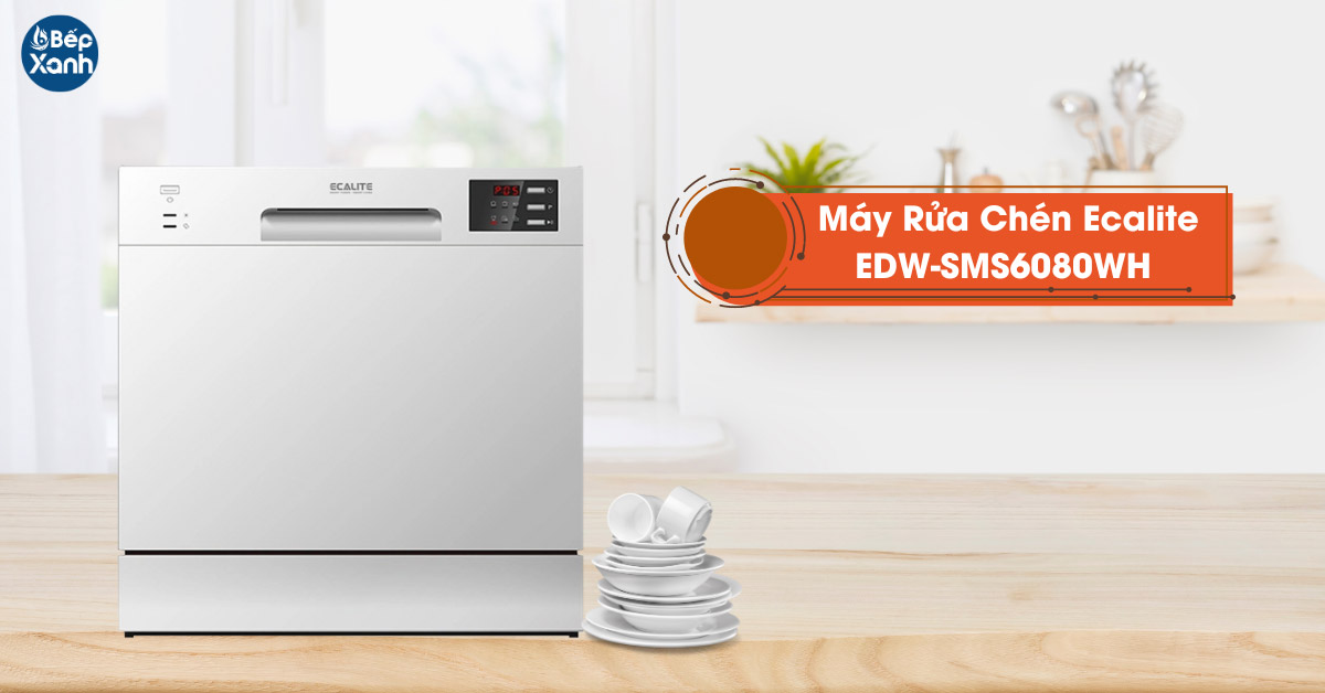 Máy rửa bát Ecalite EDW-SMS6080WH