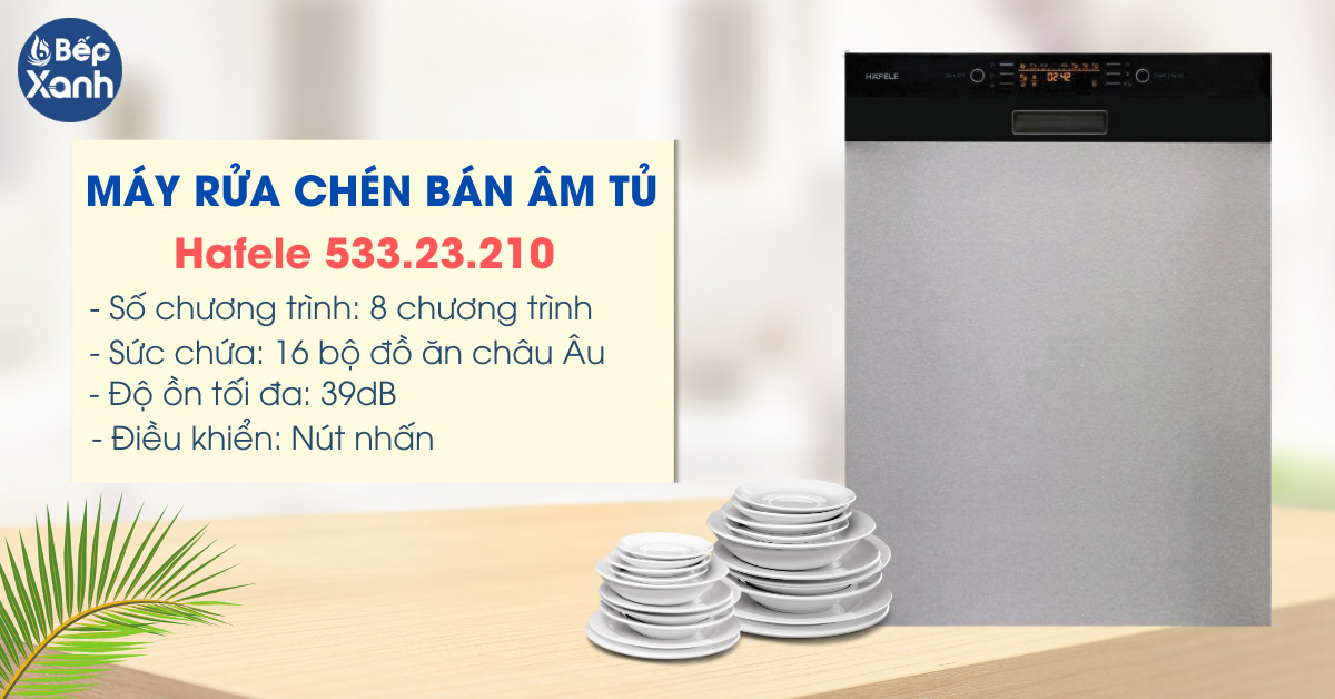 Máy rửa bát âm tủ Hafele HI60B 533.23.210