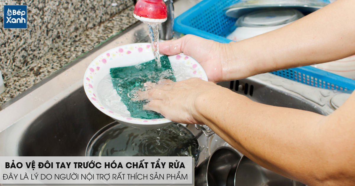 Bảo vệ đôi tay trước các chất tẩy rửa