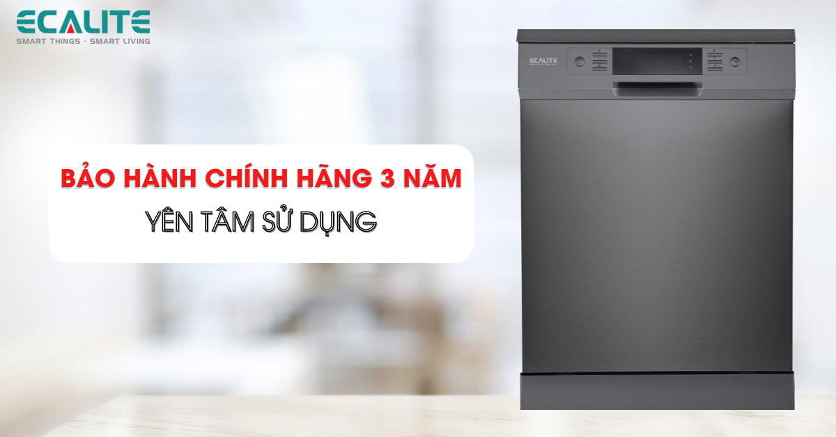 Chính sách bảo hành của máy rửa chén Ecalite EDW-SMS6014AB