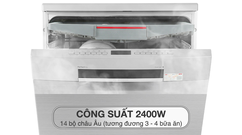 Công suất Máy rửa chén độc lập Bosch SMS6ZCI08E