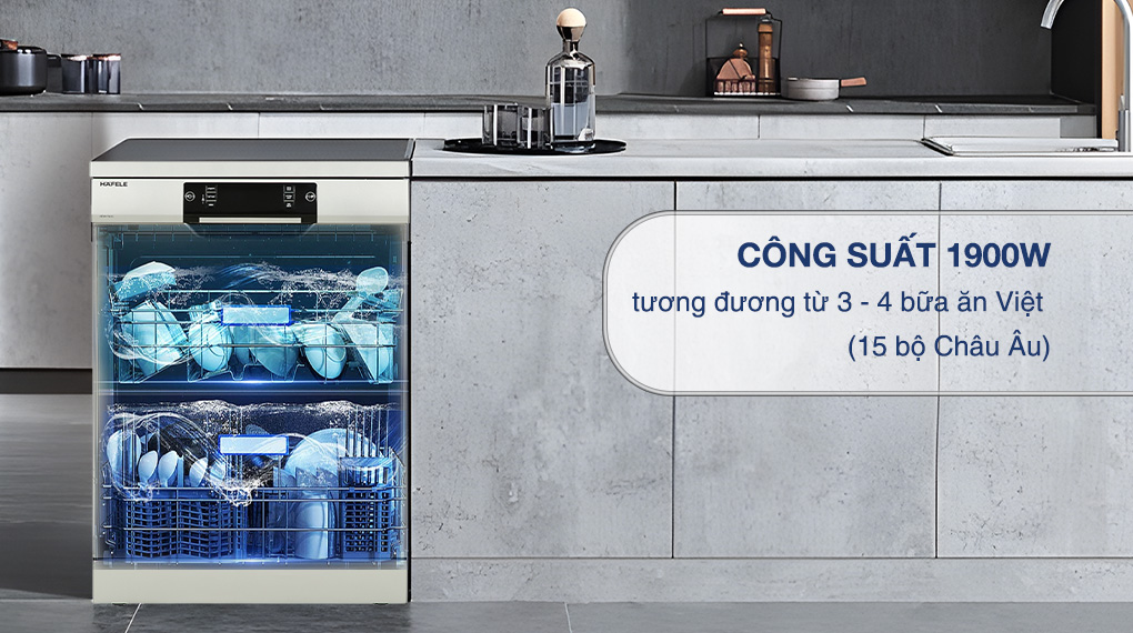 Máy rửa chén độc lập Hafele HDW F60C (533.23.200) - Công suất