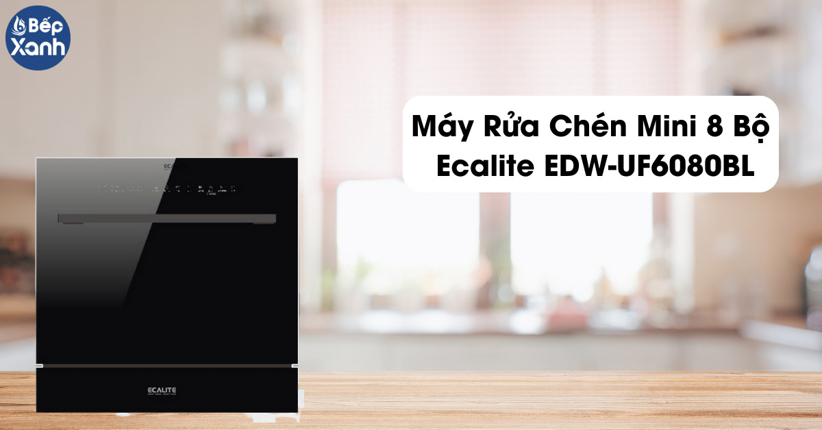 Máy rửa chén mini Ecalite EDW-UF6080BL