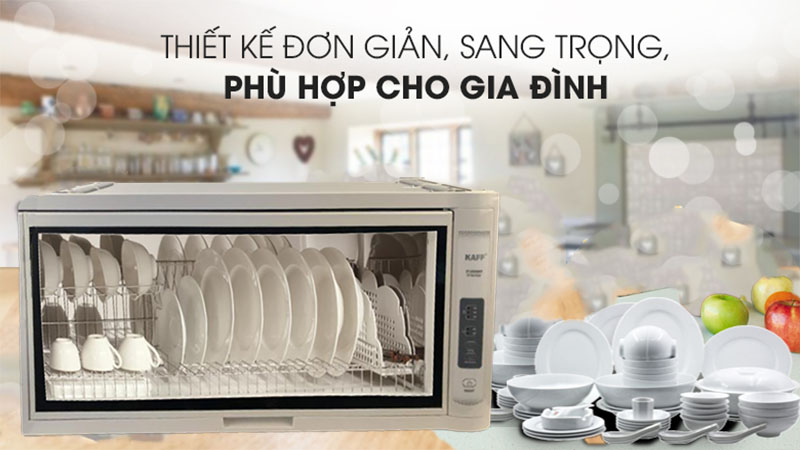 Thiết kế của Máy sấy chén Kaff KF-DRD800KR