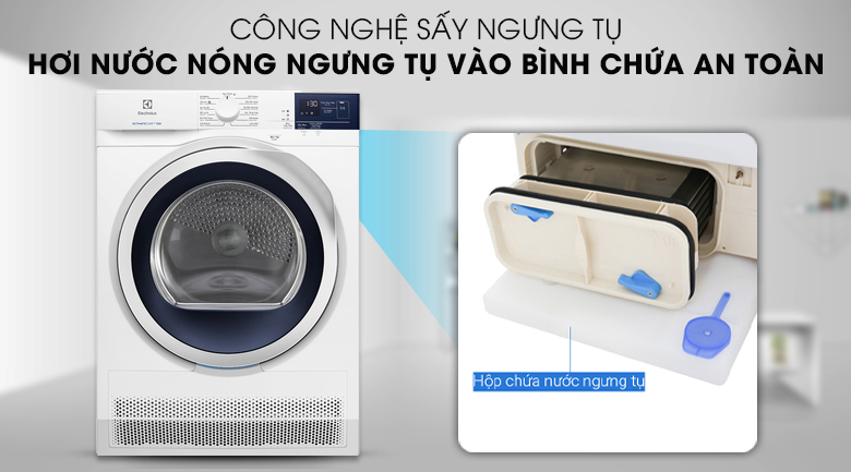 Máy sấy Electrolux 7 Kg EDC704GEWA - Đảm bảo an toàn