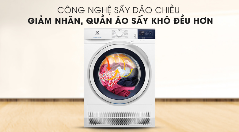 Máy sấy Electrolux 7 Kg EDC704GEWA - Giảm nhăn quần áo hiệu quả