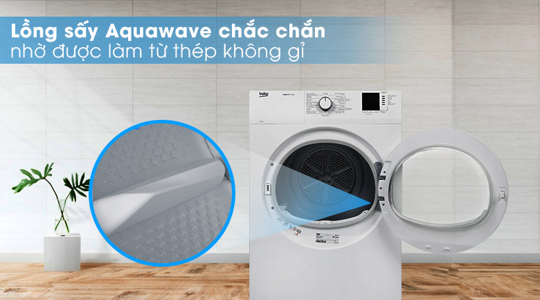 Công nghệ AquaWave - Máy sấy Beko 8kg DA8112RX0W