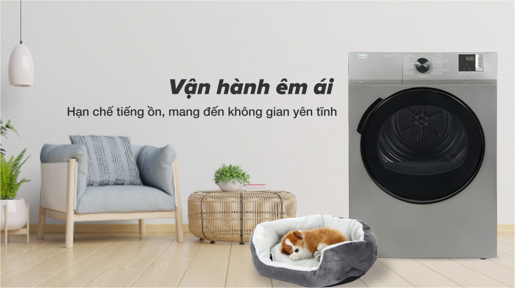 Máy sấy thông hơi Beko 9 kg DA9112RX0MB - Động cơ