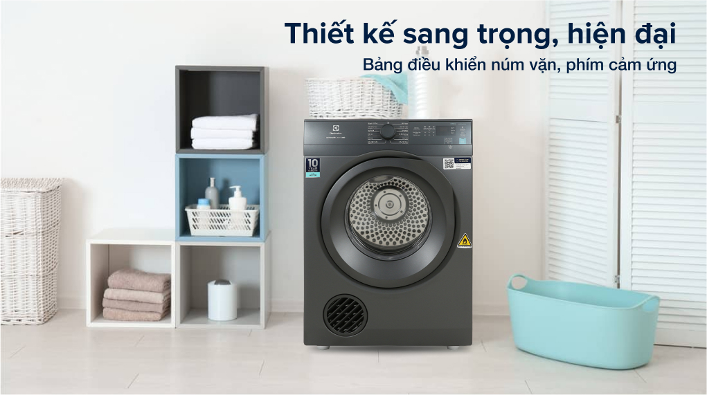 Máy sấy thông hơi Electrolux 8.5 kg EDV854N3SB - Thiết kế