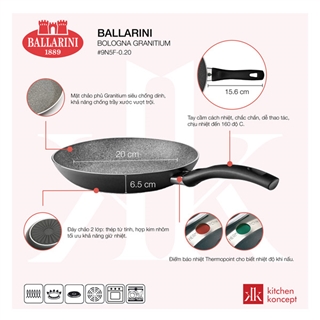 BALLARINI - Chảo Wok Positano - 28cm