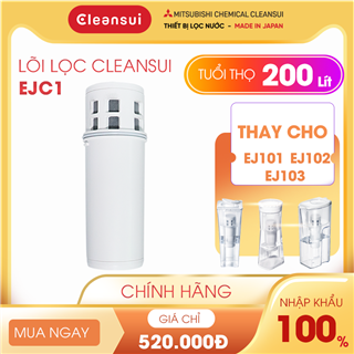 Lõi Lọc Cleansui EJC1 / Tuổi thọ 200 Lít / Thay cho Bộ Lọc Cleansui EJ101, EJ102, EJ103