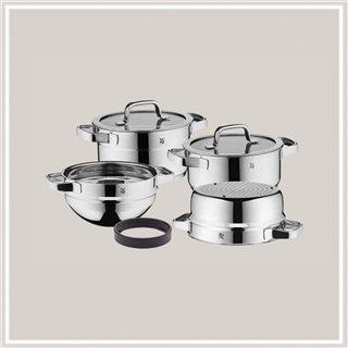 Bộ nồi xửng WMF 4 món Compact Cuisine Pot 07.9804.6380