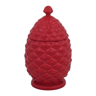 Bordallo - Pinecone - Hũ Đựng Thực Phẩm Màu Đỏ 20cm