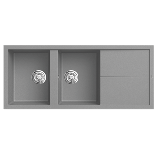 Chậu rửa chén đá Konox Livello 1160 Grey