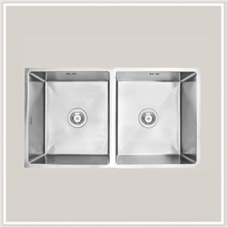 Chậu inox Hafele HS19-SSN2S90M / 2 Hộc bằng nhau, Mã số  567.23.050