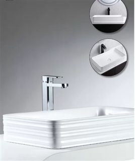 Chậu Rửa Lavabo BELLO BB – 400502 Đặt Bàn