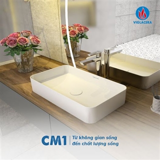 Chậu rửa lavabo Viglacera CM1