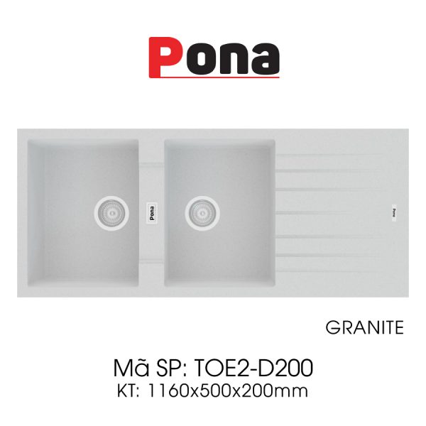 Chậu rửa Pona TOE2-D200