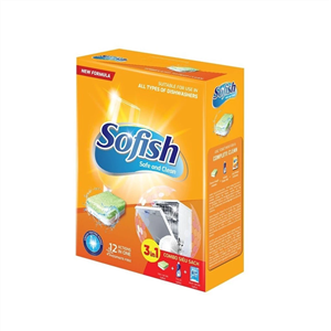 Combo Sofish muối rửa + viên rửa + nước làm bóng Combo Sofish muối rửa + viên rửa + nước làm bóng