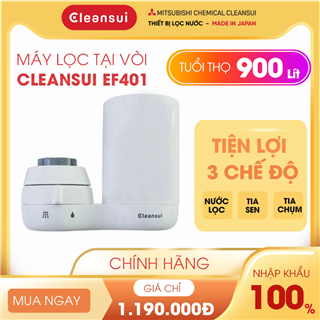 Máy Lọc Nước Tại Vòi Cleansui EF401 / Có 3 Chế Độ Nước / Nhập Khẩu Nhật Bản