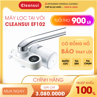 Máy Lọc Nước Tại Vòi Cleansui EF102 / Có 3 Chế Độ Nước / Nhập Khẩu Nhật, Có Đồng Hồ