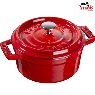 Nồi gang tròn Staub 14 cm – Màu đỏ cherry