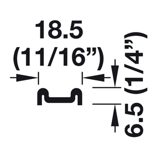 Ray trượt đôi Hafele 415.11.605