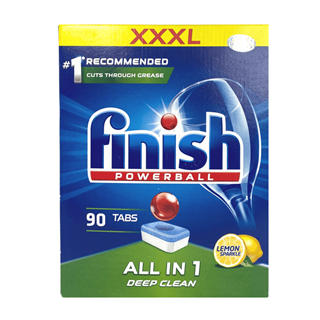 Viên rửa chén Finish All In 1 FVAT90LM 90V hương chanh