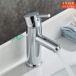 Vòi lavabo inox bóng Viglacera Dakoshi I202B