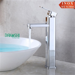 Vòi lavabo inox bóng Viglacera Dakoshi I208B